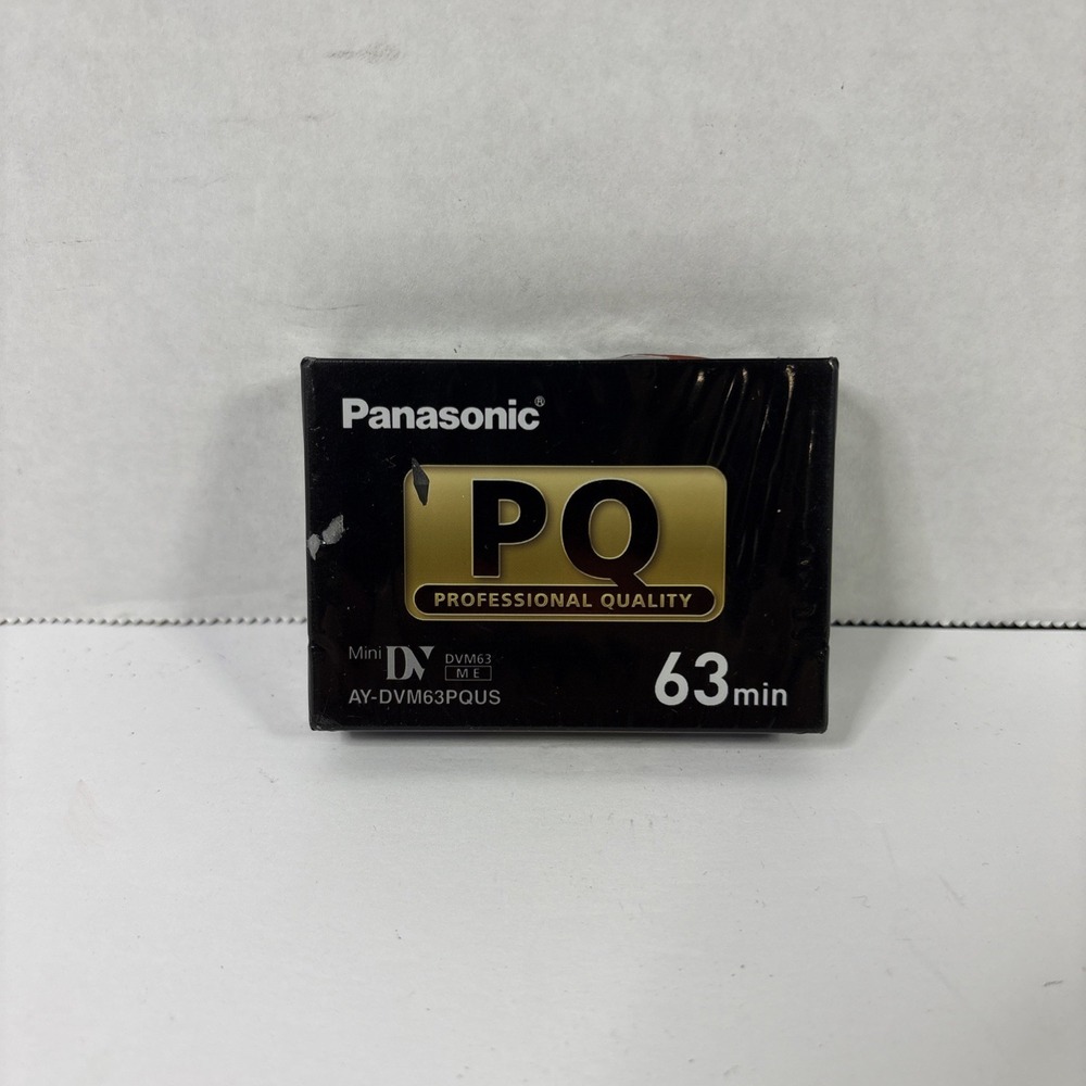 Panasonic Mini DV Tape 63 Min Professional Quality AY-DVM63PQUS New Sealed